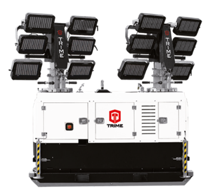 Trime X-DOUBLE double-headed super-silenced diesel-powered Tower Light
