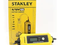 STANLEY CAR BATTERY CHARGER & MAINTAINER FOR ALL TYPES OF 6-12V LEAD ACID BATTERIES AUTOMATIC 8 STAGE OPERATION - SXAE00025GB
