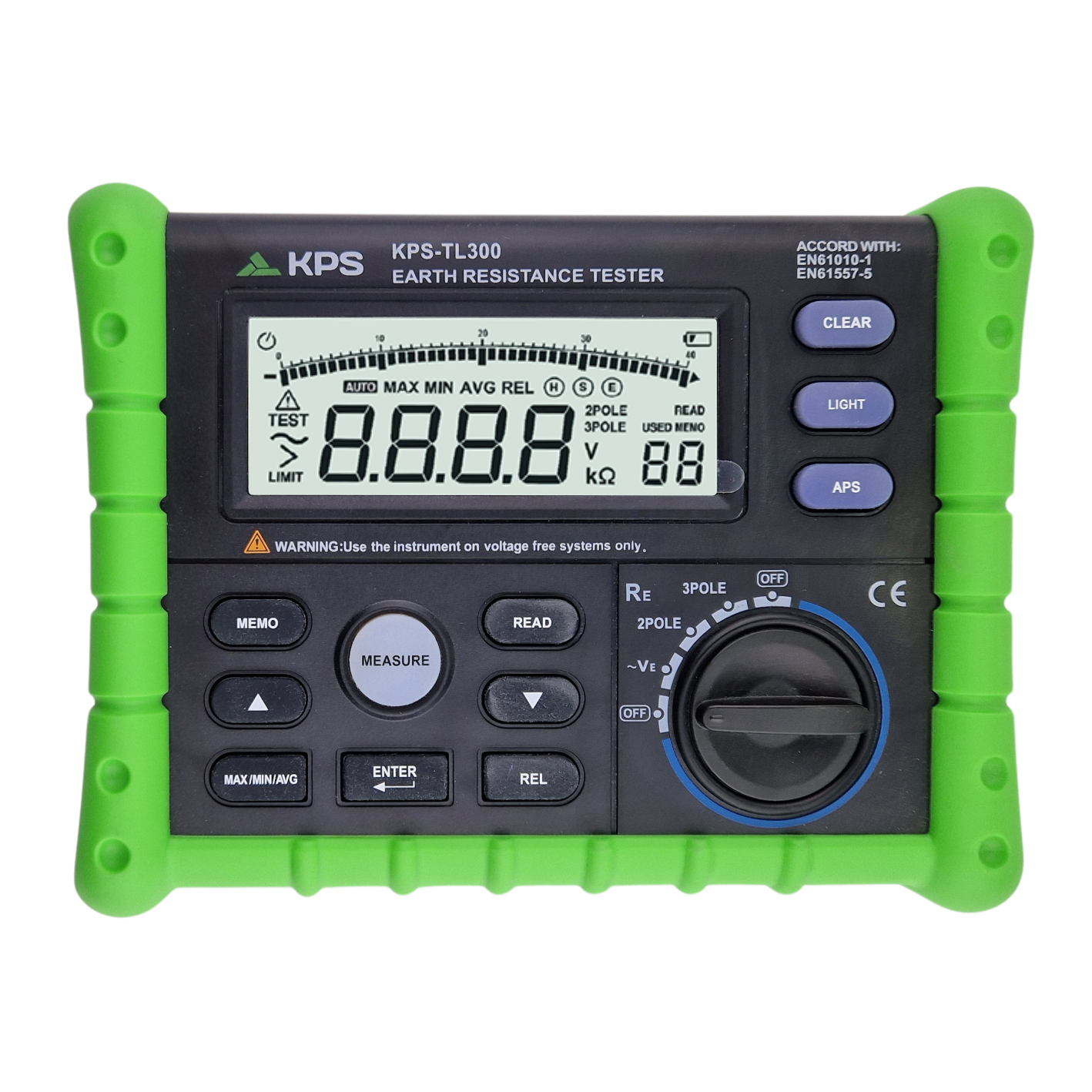KPS MA100 – 1KV Insulation Resistance Tester (5 Ranges) – 10 G