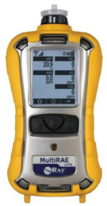 Honeywell MultiRAE Lite Pumped Portable Multi-gas Monitor - 10.6 eV PID / LEL / H2S / CO / O2 / Li-ion / Non-Wireless - MAB3-A2C112E-020