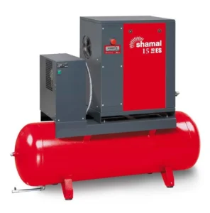 SHAMAL STORM 15-10-500 ES Rotary Screw Air Compressor 15KW 10Bar 65.3CFM + 500Ltr Tank + Refrigerant Air Dryer