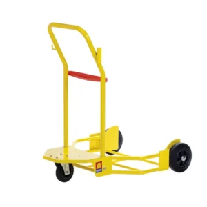 MECLUBE TROLLEY FOR BARREL 3 WHEEL 030-1398-000 | 600X470 MM | 2 FIXED WHEELS Ø 200 MM | MADE IN ITALY