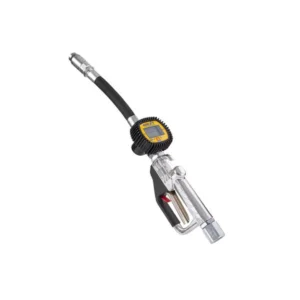 MECLUBE F 3/4” BSP DIGITAL OIL NOZZLE 024-1245-G00 WITH FLEXIBLE END SEMI-AUTOMATIC ANTI-DROP VALVE 35MM | FLOW METER | HIGH DELIVERY FUEL DISPENSER | 0.35 - 70 BAR | MADE IN ITALY