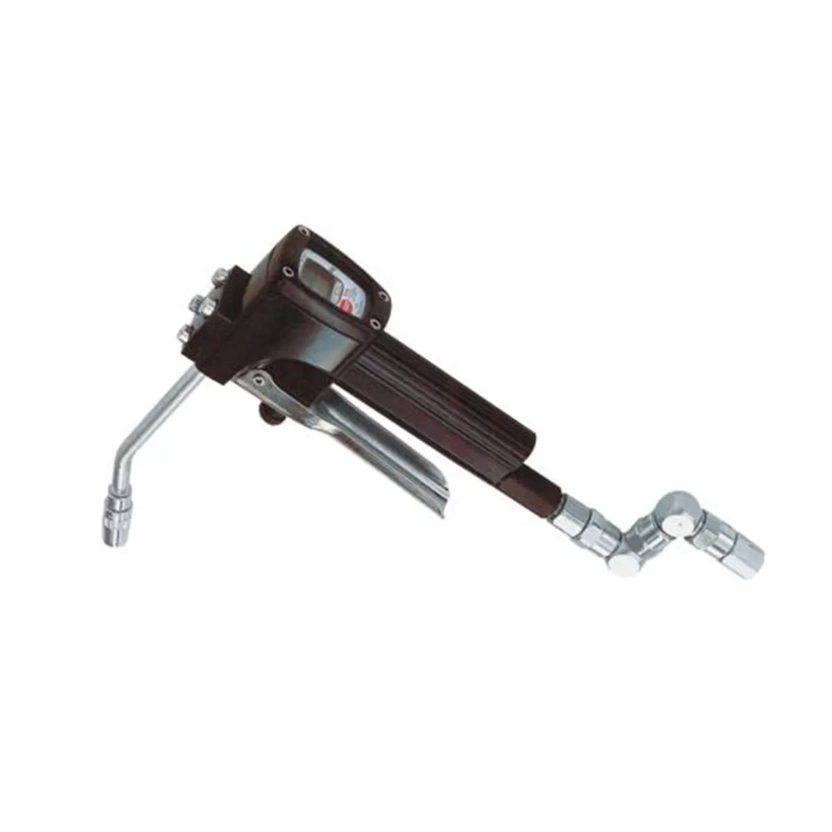 MECLUBE 1/4” BSP GREASE NOZZLE WITH DIGITAL COUNTER 014-1084-100 | FLOW METER | FUEL | MADE IN ITALY
