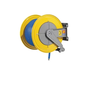 MECLUBE AUTOMATIC HOSE REEL WATER 3/8" X 50M 400BAR 070-1605-350 F-560 IN PAINTED STEEL | F1/2"G - F3/8"G BSP | CEALING - WALL | MADE IN ITALY