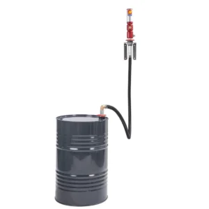 MECLUBE AIR OPERATED OIL PUMP FOR DRUMS 180-220L WITH WALL FIXING 022-1215-000 | PNEUMATIC BARREL KIT WITH FLEXIBLE HOSE AND SUCTION TUBE 940 MM | MADE IN ITALY