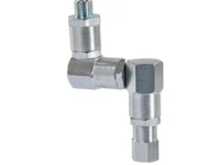 MECLUBE 1/4“ JAW COUPLING TRIPLE-SWIVELLING JOINT 014-1090-000 | ACCESSORIES FOR AIR-OPERATED GREASE GUNS | MADE IN ITALY