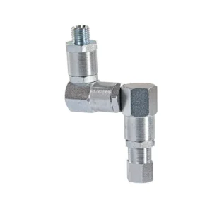 MECLUBE 1/4“ JAW COUPLING TRIPLE-SWIVELLING JOINT 014-1090-000 | ACCESSORIES FOR AIR-OPERATED GREASE GUNS | MADE IN ITALY