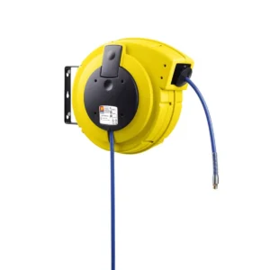 MECLUBE 1/4" AUTOMATIC AIR HOSE REEL CS-360 WITH 90° SWIVELLING JOINT 075-3601-215 | 15M HOSE | 15 BAR| MADE IN ITALY