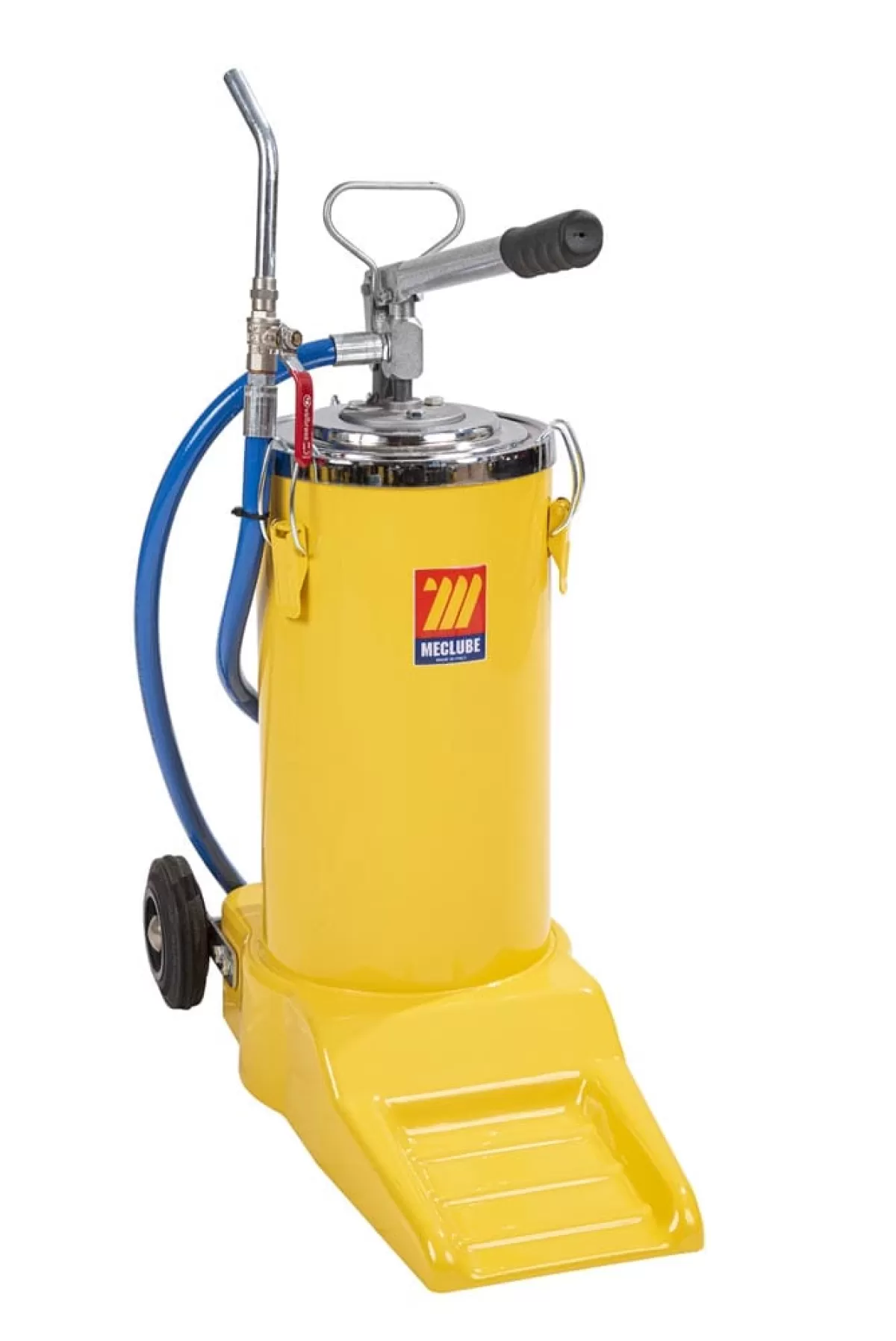 MECLUBE WHEELED MANUAL OIL DISPENSER 16L OIL BUCKET 027-1322-000 MADE IN ITALY