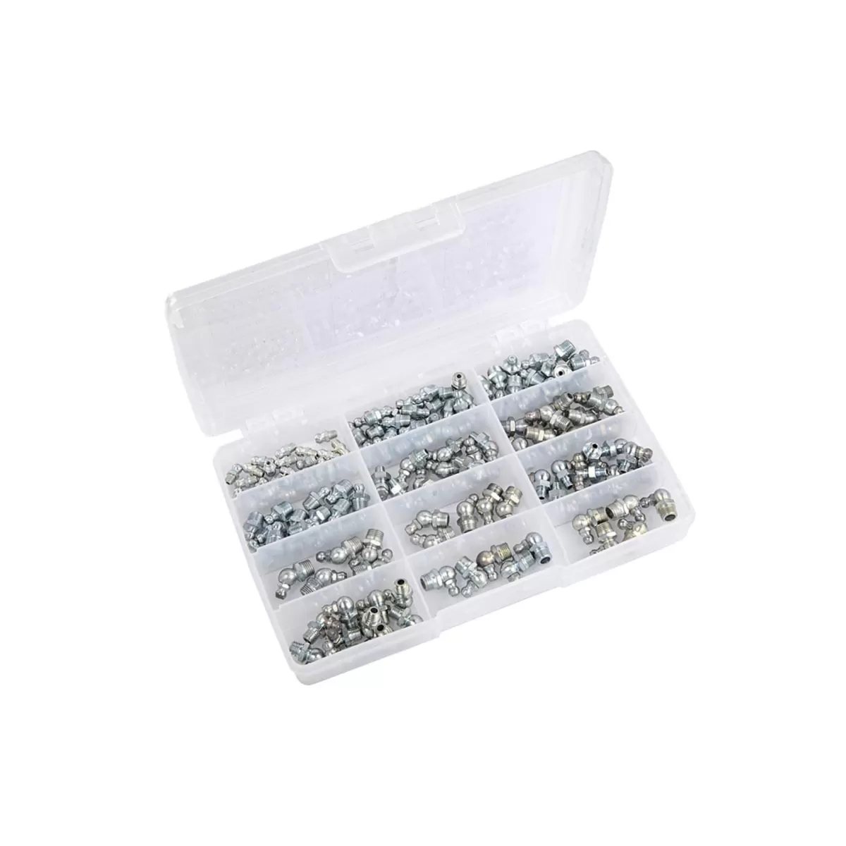 MECLUBE SET OF GREASE FITTINGS 140 PCS 015-3090-140 | HYDRAULIC GREASE NIPPLES | ASSORTMENT | MADE IN ITALY