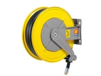 MECLUBE HOSE REEL DIESEL 15M 1 INCH F-555 070-1508-615 FIXED AUTOMATIC | PAINTED STEEL| MADE IN ITALY