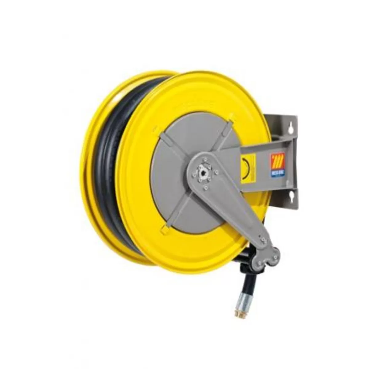 MECLUBE HOSE REEL DIESEL 15M 1 INCH F-555 070-1508-615 FIXED AUTOMATIC | PAINTED STEEL| MADE IN ITALY