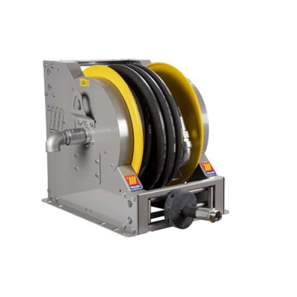 MECLUBE HOSE REEL AIR-WATER 15M 1.1/2 INCH FA-600 076-6102-815 AUTOMATIC | INDUSTRIAL SPRING | PAINTED STEEL | MADE IN ITALY