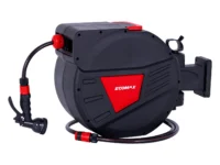 Ecomax Retractable Garden Hose Reel 30M with Adjustable Wall Mount