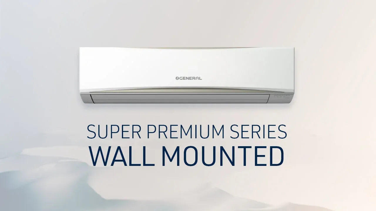 O General Premium Wall Mounted Inverter Split AC | 3.0 TON | ASGH36CXTA