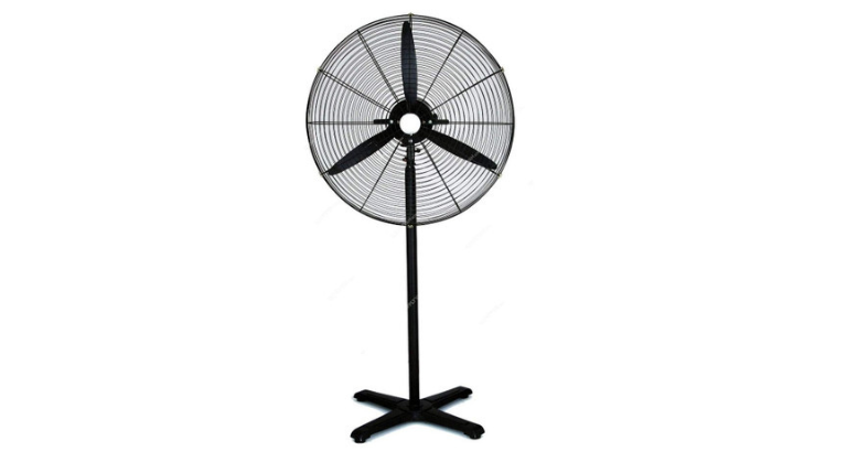 Pak Heavy Duty Industrial Stand Fan, PW3-30, 280W, 30 Inch Blade Dia, Grey/Black