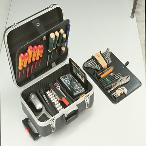 Force Black Suitcase with 107pc tools 50234-107