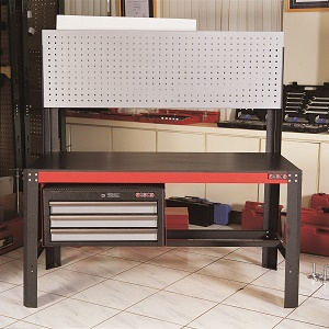 Force Heavy dueaty workbench with drawers & fiberboard 50253