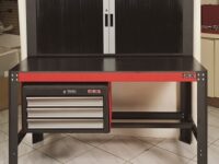Force Heavy-duty workbench with drawers & lochable cabinet 50254