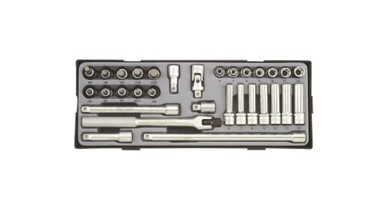 Force 31pc 3/8" Socket combination set T3311