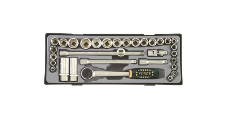 Force 32pc 3/8" Socket set (MM & SAE) T3322
