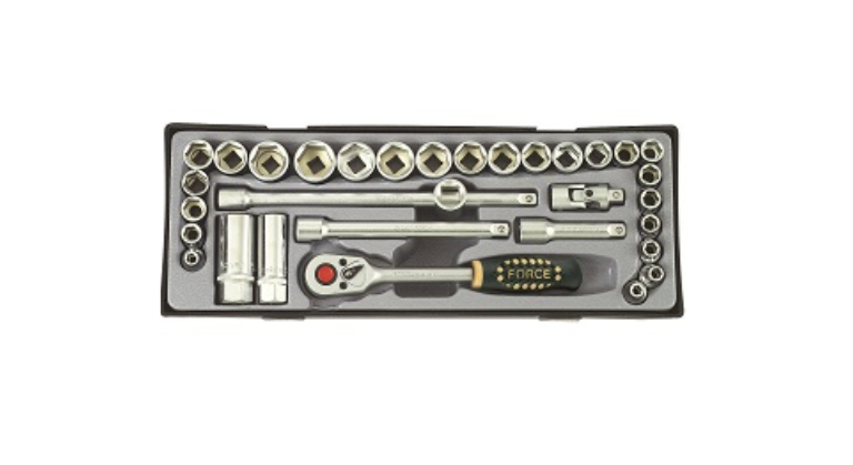 Force 32pc 3/8" Socket set (MM & SAE) T3322-15