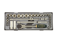 Force 32pc 3/8" Socket set (MM & SAE) T3322-24