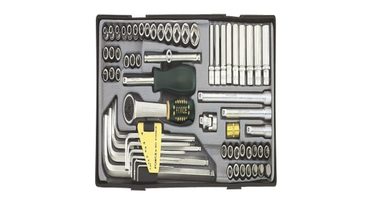 Force 65pc 1/4" Socket combination set T2641-15