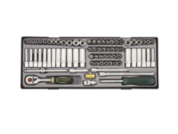 Force 74pc Socket combination set (MM & SAE) T2741
