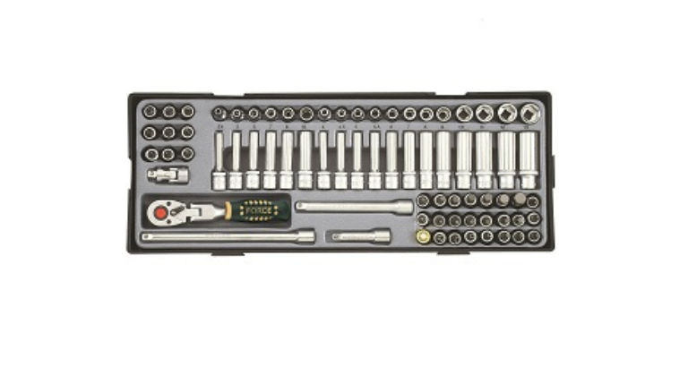 Force 74pc Socket combination set T2742-18