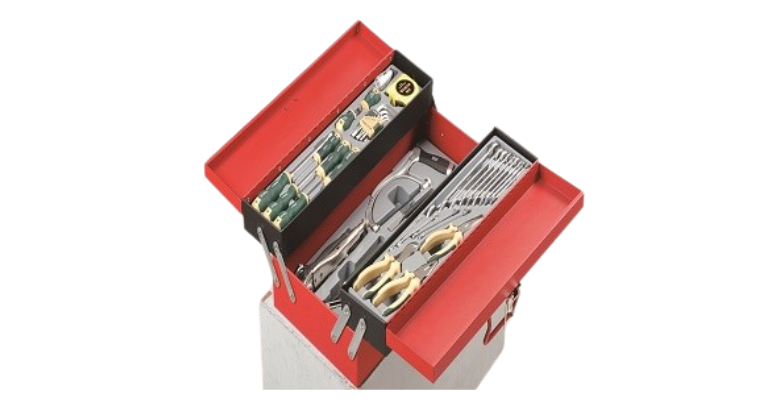 Force 3-Tire tool chest with 48pc tools 50233-48