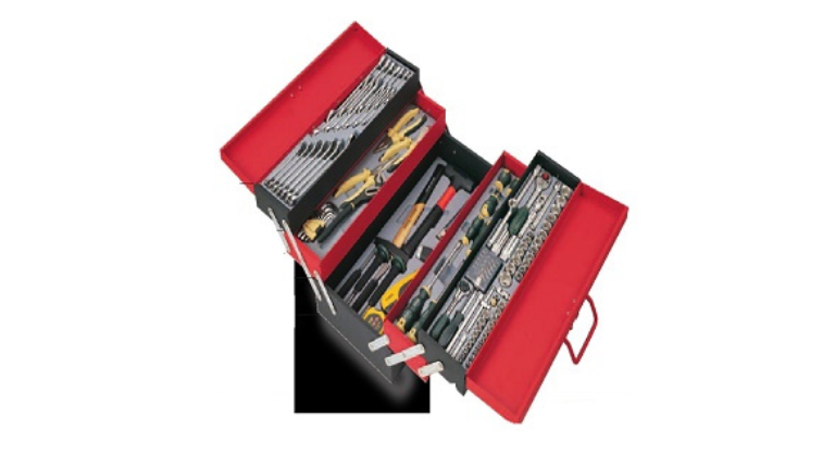 Force 5-Tier tool box with 124pc tools (S&M) 50235-124
