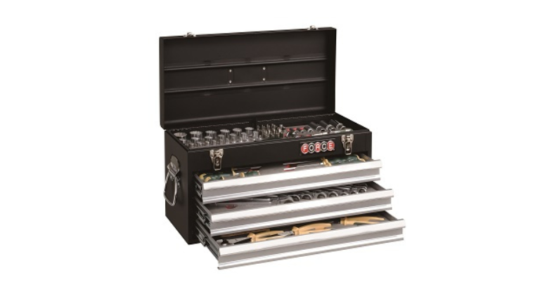 Force 3-Drawer chest with 116pc tools 50223S-116