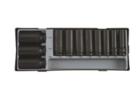 Force 11pc 1/2" 6pt Flank impact deep socket set T4119