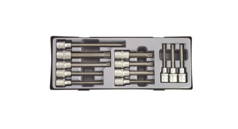 Force 12pc 1/2" Socket bit set T4122