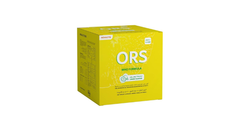 Novalyte 21.8gm Lemon 10 sachets