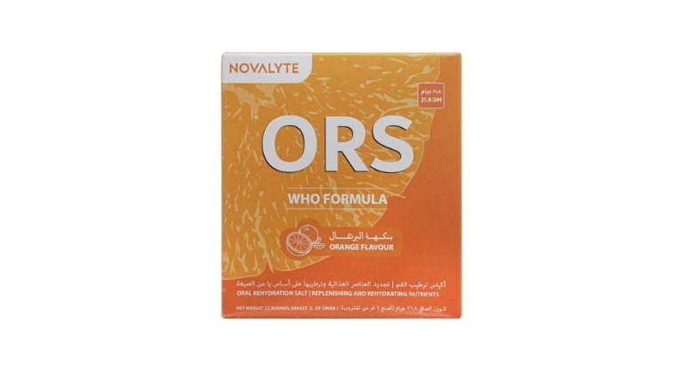 Novalyte 21.8gm Orange 10 sachets