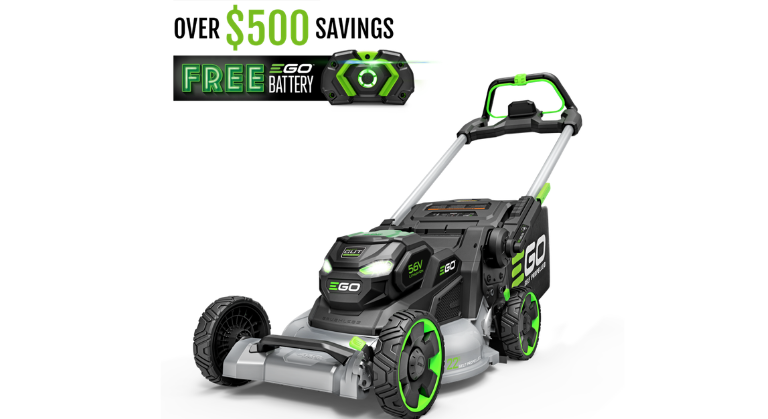 EGO POWER+ Mower 22" Aluminum Deck Select Cut™ Self-Propelled Kit (10.0Ah Battery) LM2206SP