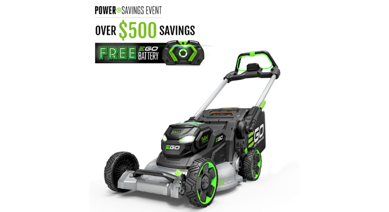 EGO POWER+ Mower 22" Aluminum Deck Select Cut™ Self-Propelled Kit (10.0Ah Battery) LM2206SP