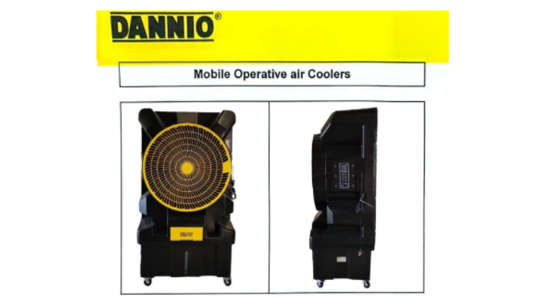 DANNIO Mobile Operative Air Cooler – Model No: KE-35