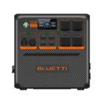 Bluetti AC240P 1843Wh Portable Power Station, 2400W Pure Sine Wave Inverter, 3600W Power Lifting, LiFePO4 Battery, 1200W Solar Input, IP65, 100W USB-C, Expandable with 4 B210, Black | AC240P