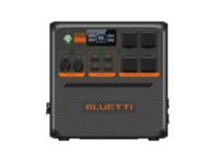 Bluetti AC240P 1843Wh Portable Power Station, 2400W Pure Sine Wave Inverter, 3600W Power Lifting, LiFePO4 Battery, 1200W Solar Input, IP65, 100W USB-C, Expandable with 4 B210, Black | AC240P