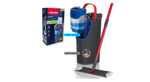 H2Pro vertical flat mop – 100% separation of clean & dirty water
