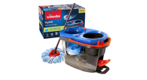 Vileda H2Pro spin mop system - clean water with every rinse