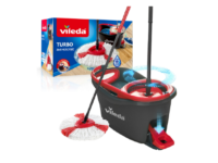 Vileda Turbo 2in1 spin mop and bucket set - high functionality and comfortable floor cleaning in one