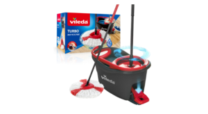 Vileda Turbo 2in1 spin mop and bucket set - high functionality and comfortable floor cleaning in one