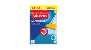 Vileda Microfibre floor cloth single pack - Superior cleaning and maximum absorbency
